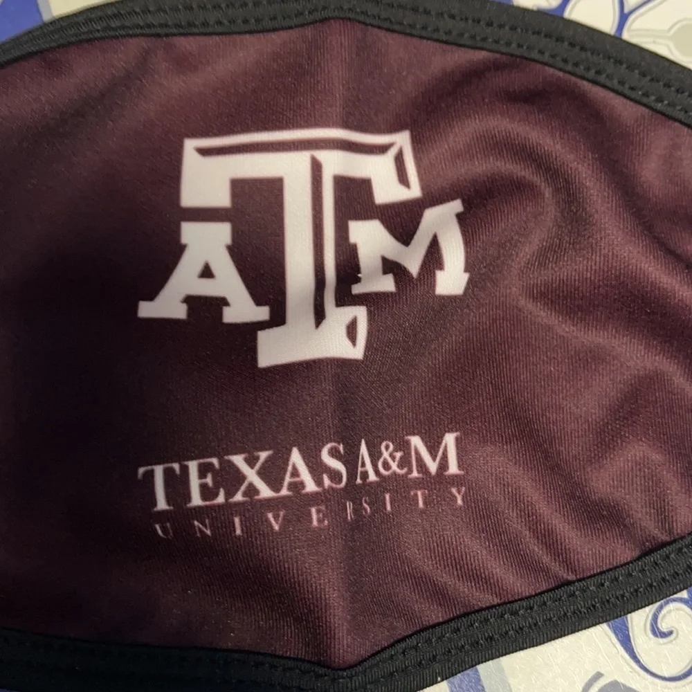 6/$20 New Texas A&M face mask